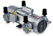 Gast Piston Air Compressors; Oil-Less Piston Air Compressors High Pressure: 0 - 100 PSI